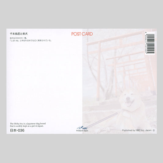 千本鳥居と柴犬(NBC)