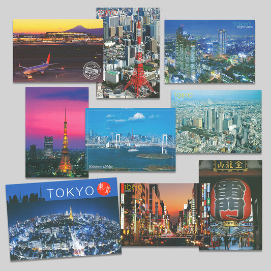 うつろいポストカード「しきさい」-東京1セット　株式会社エヌ・ビー・シー社製　NBC