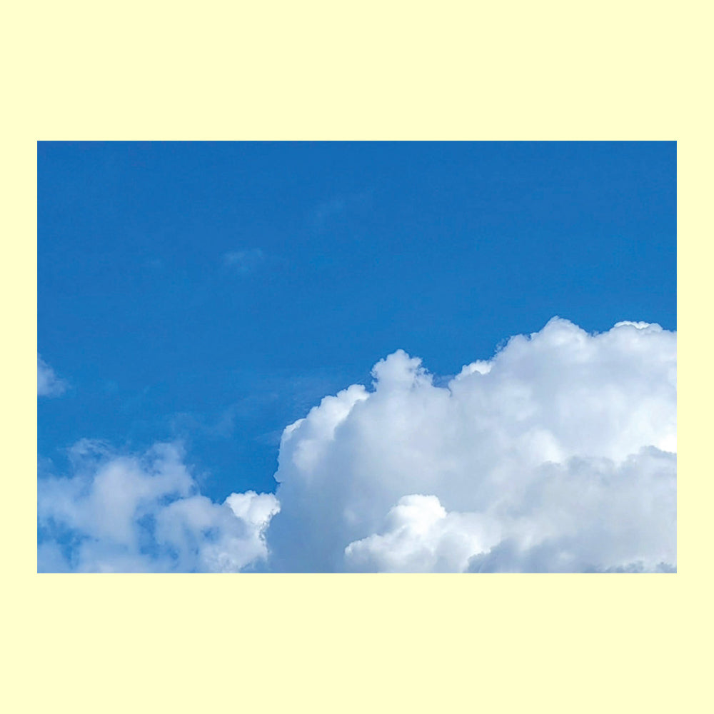 ポストカード「清夏の雲」通信面